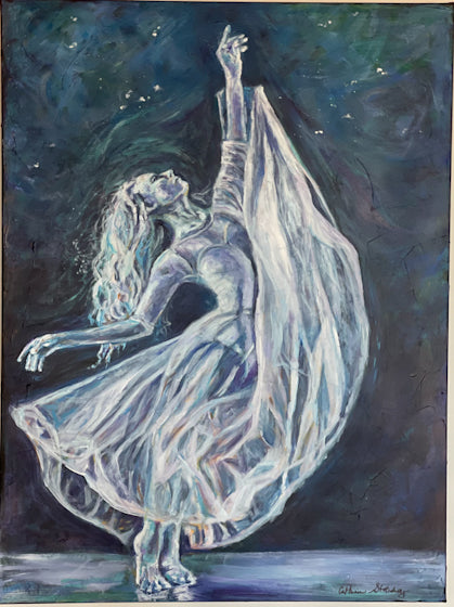 Dancing with the Cosmos -5x7 notecard