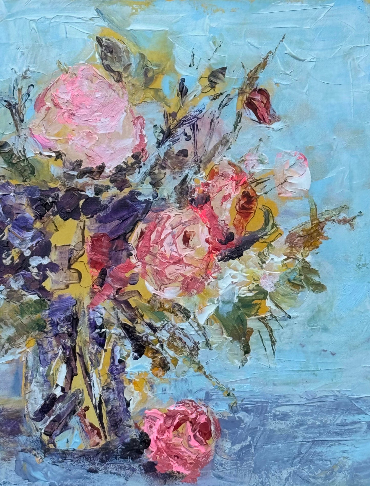 Morning Blooms - 5x7 notecard