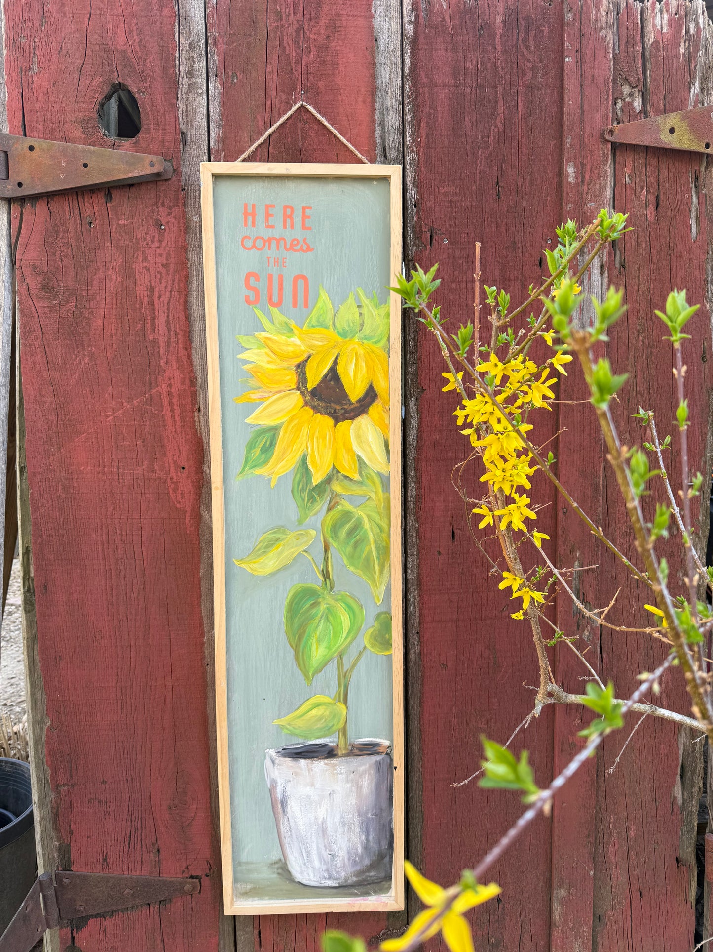 Here Comes the Sun - door Hanger