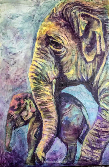 The Protector -5x7 notecard