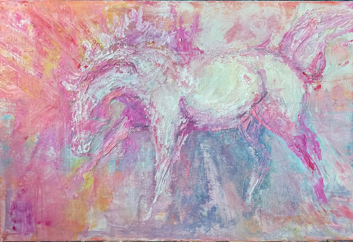 Ghost Horse  - 20 x 30 Gallery Wrapped Canvas