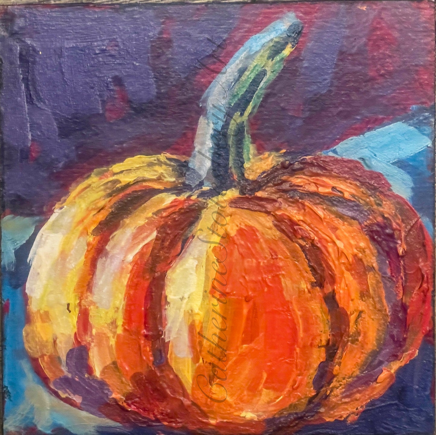 Orange You Glad - Acrylic on Cradle board -6x6