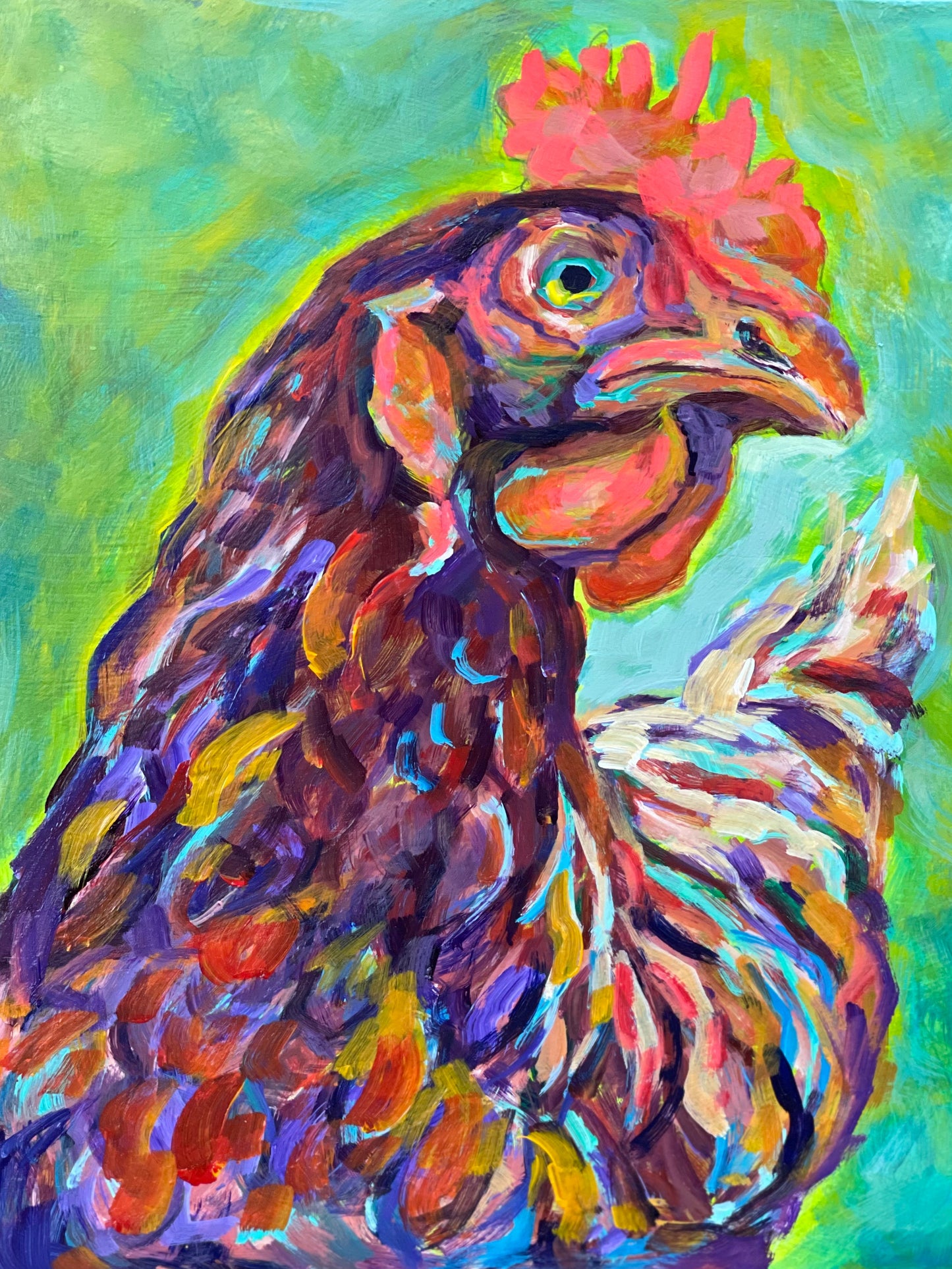 Cluck - 5x7 Notecard