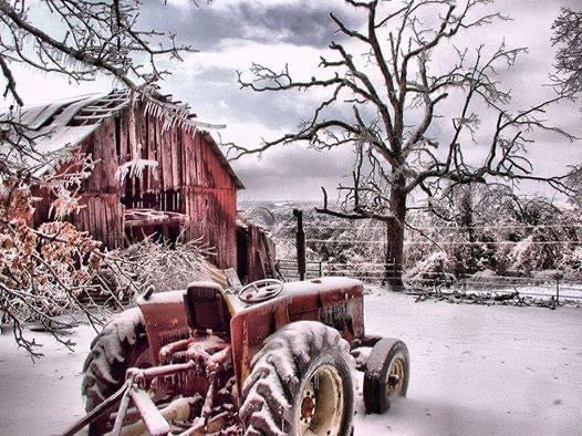 Luke’s Tractor - 5x7 notecard