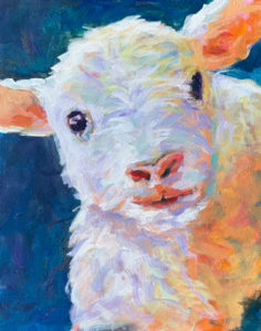 Ella the Lamb -acrylic 