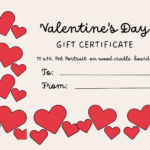 Gift certificate 