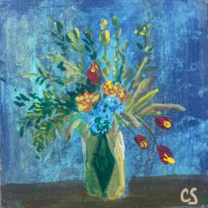 Floral with vase